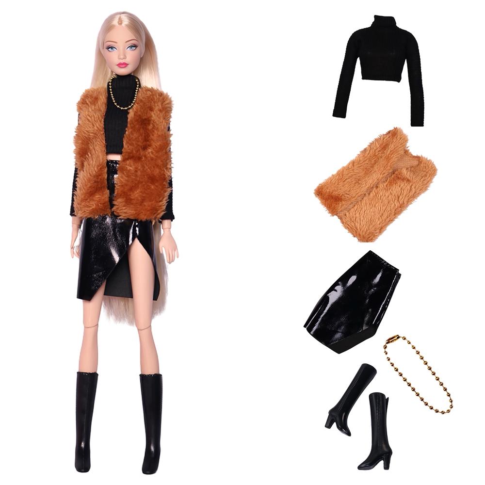 NK Fashion Doll Dress For 30cm Doll Clothes 11.5 Inch Doll Clothing For 1/6 Dolls Accessories Doll Shoes Girls Party Toys JJ