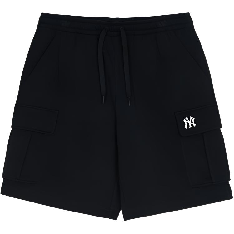 MLB New York Yankees Casual Shorts Unisex Black 3ASPB0353-50BKS M