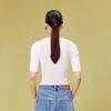 Less 2024 Spring Short-Sleeve Round Neck Knit Sweater