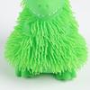 Cartoon Dinosaur Squeeze Toy with Long Hair Glitter Soft TPR Rubber Stress Relief Fidget for Kids Pull-Resistant Visual Stimulation Anxiety Relief