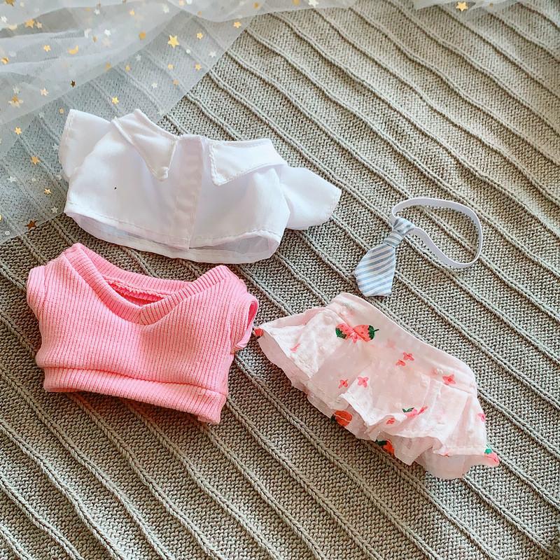 20cm Halloween Plush Doll's Clothes Pumpkin Hat pants Accessories star Korea Kpop EXO Idol Dolls Clothing Fans doll Lovely Gift