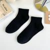 Women's Spring and Summer Thin Solid-color Cotton Socks, Women's Summer Mesh Sweat-absorbing Sports Boat Socks