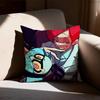 PPSYCHO CUTIES Pillow Case Square DoubleSided Printing Short Plush Sofa Cushion Cover Bedroom Bedside Pillow