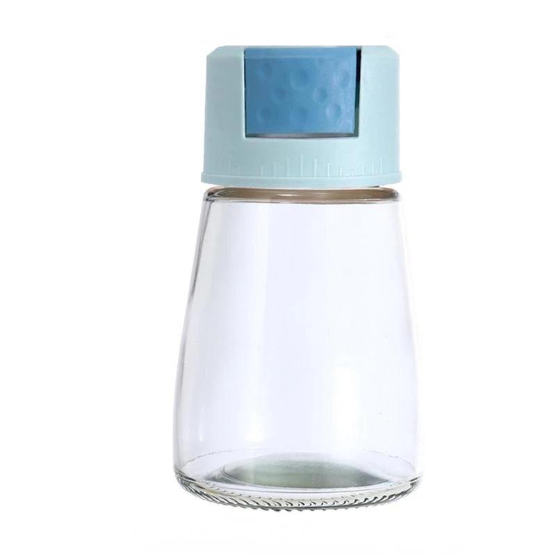 Seasoning Jar Refillable Salt Dispenser Pepper Spices Quantitative Control Salt Bottle Household Kitchen Seasoning Bottle