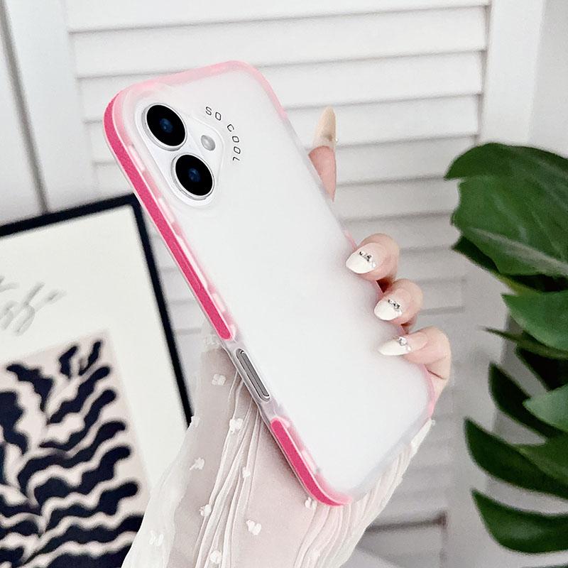 For Samsung A55 Candy Colour Matte Transparent Phone Case For Samsung Galaxy A34 A35 A55 Soft Silicone Bumper Cover
