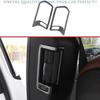 For Volvo XC90 2016-2024 Black Titanium B Pillar Air Outlet Vent Cover Trim 2PCS