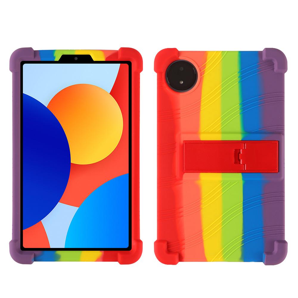Protective Case for Redmi Pad SE 8.7 inch Tablets, Kids Friendly Soft Silicone Adjustable Stand Cover for Redmi Pad SE8.7