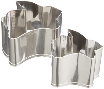 Endo Shoji Commercial Cutter Set of 2 Rabbit Shaped Cake Stainless Made In BNK9401 Molds, 18-8 Steel, Japan,