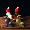 Zen-Style Cat Incense Holder: Ceramic Ornament for Home, Tea Table, Agarwood & Sandalwood Incense