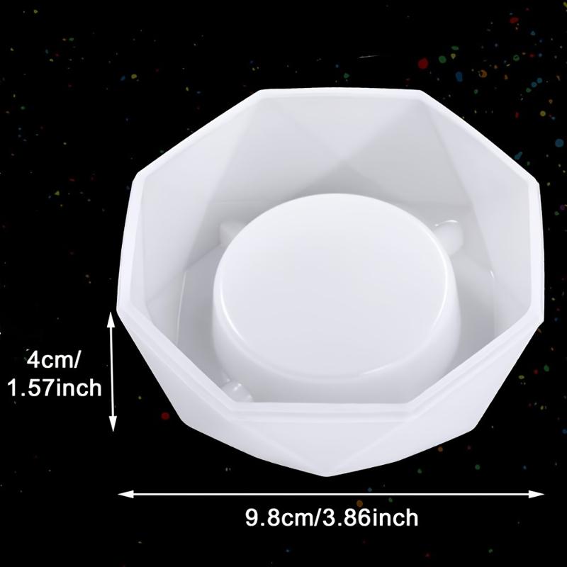 

Силиконовая форма Пепельница Форма для смолы Форма в виде сердца Квадратная форма для DIY Смола УФ Кристальная Эпоксидная смола Поделки Кристальная пепельница Домашний декор