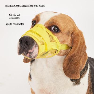 Adjustable Anti-Bite Dog Muzzle with Comfort Padding