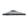 10x10 Ft Outdoor Canopy Cover Replacement for Patio Pergola Featuring Two Tier Structure Dirt Resistance and UV Protection