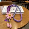 1Pcs Crossbody Long Rope Lanyard Rope Creative Cartoon Flower Phone Universal Lanyard Decorative Pendant Accessories