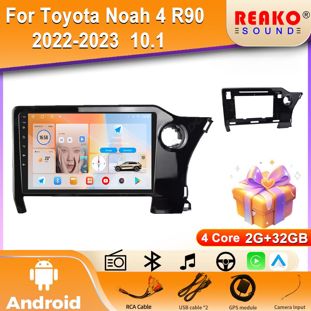 

ДляToyota Noah 4 R90 2022-2023 Android Auto Carplay GPS навигация стерео мультимедийный проигрыватель 4G Wifi экран 4 core 2GB+32GB carplay