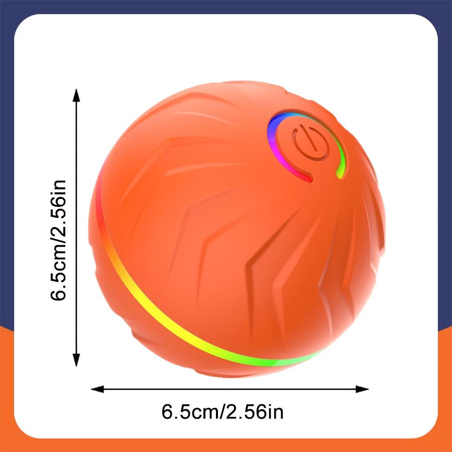 Interactive Smart Dogs Toys Balls - USB Automatic Moving Bouncing Ball for Puppy to Large dog-Electronic Pets Ball Birthday Gift