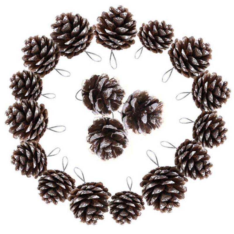 50x Mixed Size Natural Decorative Pine Cones Pinecone for Christmas Ornament 50x Mixed Size Natural Decorative Pine Cones Pinecone for Christmas Ornament
