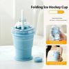 Folding Silicone Travel Cup Ice Molds Perfect for Outdoor Activity Heat Resistant and Space Saving Folding Water Bottle