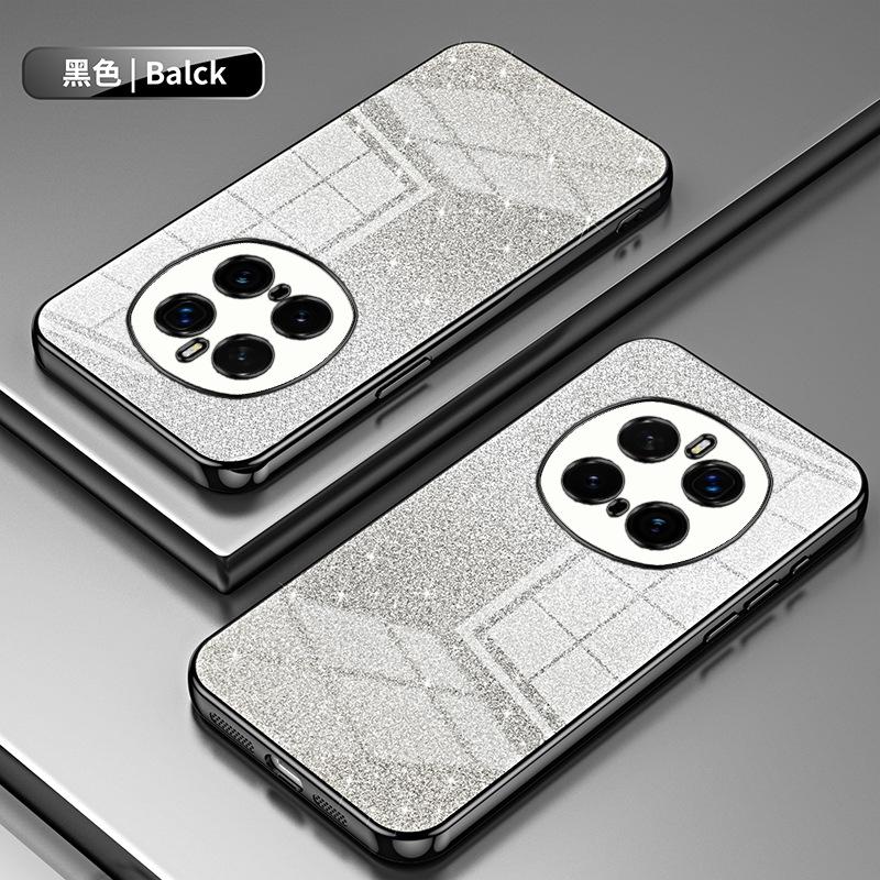 Applicable to Huawei Honor Magic8Pro electroplated glitter mobile phone case Honor X9D transparent Honor X70 protective case