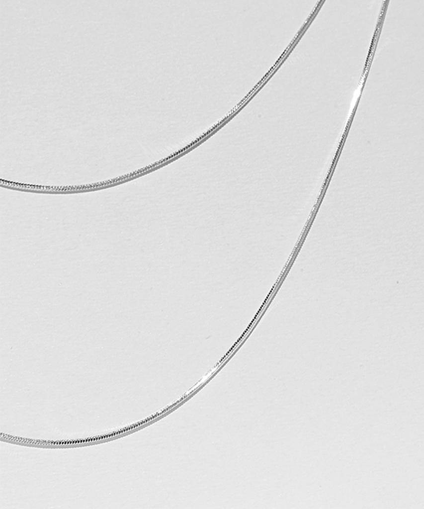Attica Raw Edit Double Snake Necklace / Nbs007