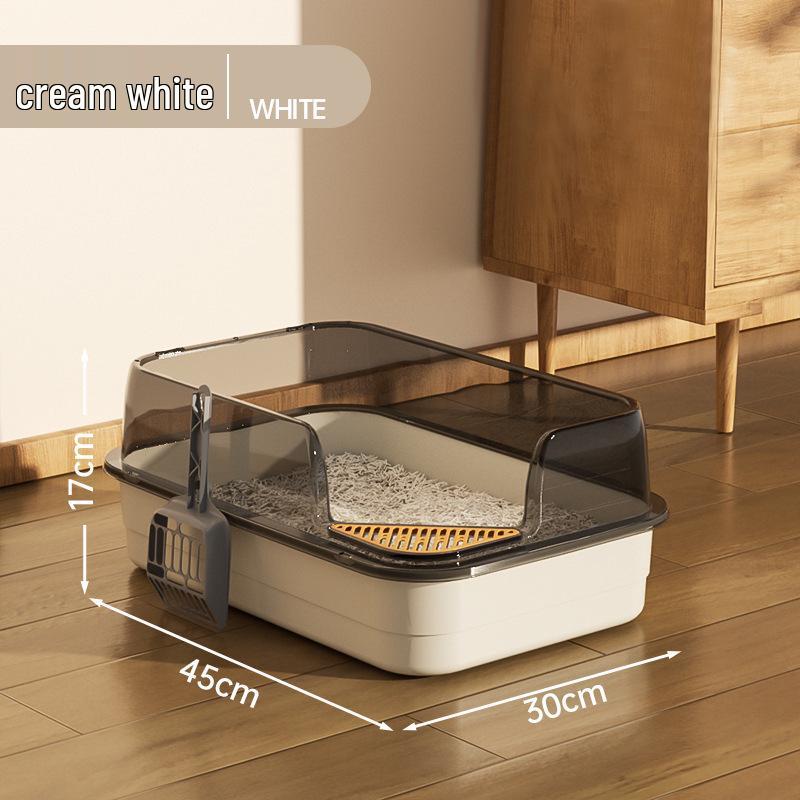 Extra Large High-Sided Anti-Tracking Cat Litter Box