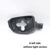 For Honda Civic 2016 2017 2018   Car Wing Door Side Mirror Light Lower Cover Cap Lid Outside Rearview Frame Glass