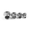 4Pcs 6mm 8mm 10mm 12mm Panel Furniture Positioning Carpentry Log Dowel Tips Round Log Pin Locator Wooden Pin Center Punching