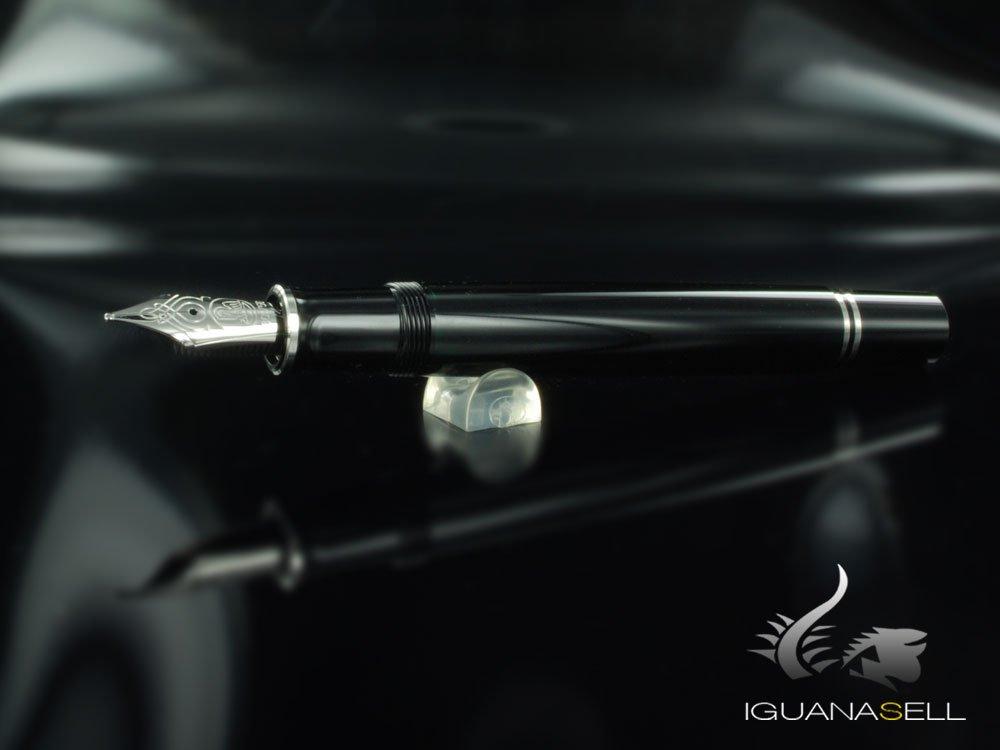 Pelikan Souveran M805 black silver fountain pen Extra Fine