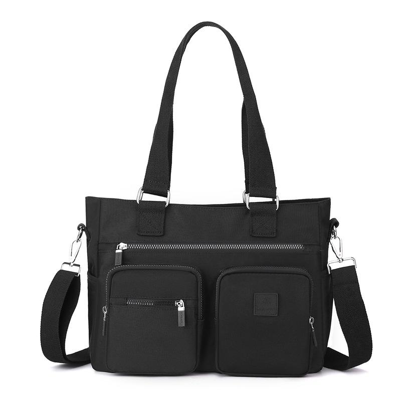 Skulderveske Dame Nylon Crossbody Bag Stor kapasitet Mors veske