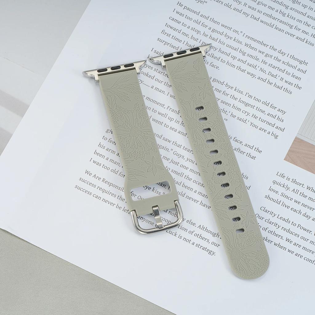 Silicone Strap For Apple Watch 10 46mm 42mm Band For Iwatch Ultra 2 1 49mm 9 8 7 45mm 41mm SE 6 5 4 44mm 40mm 3 2 1 42mm 38mm