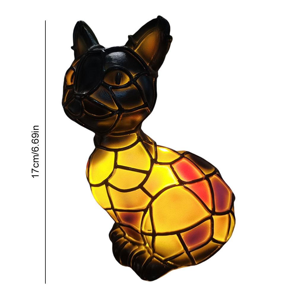 Animal Resin Table Lamp LED Desk Lamp Cute Nightstand Lamp for Living Room & Bedroom