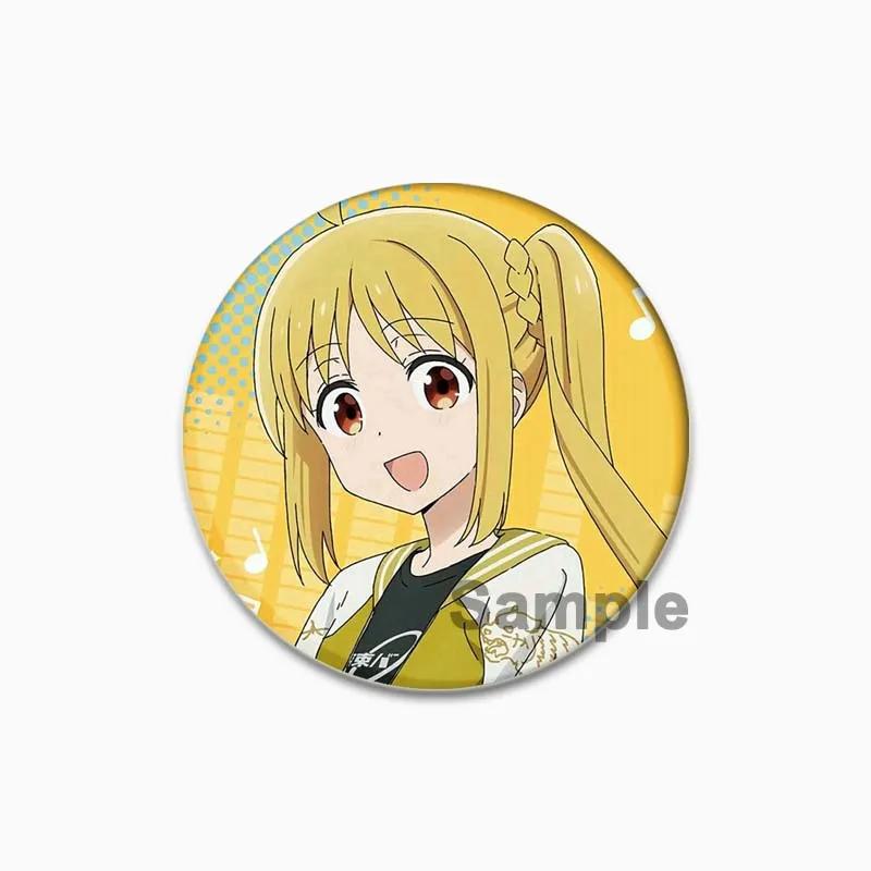 32/44/58mm Handgemacht BOCCHI THE ROCK! Broschen Hitori Gotou Nijika Ijichi Ryou Yamada Ikuyo Kita Kikuri Hiroi Anstecker für Kragen Schmuck Kleidung Hut