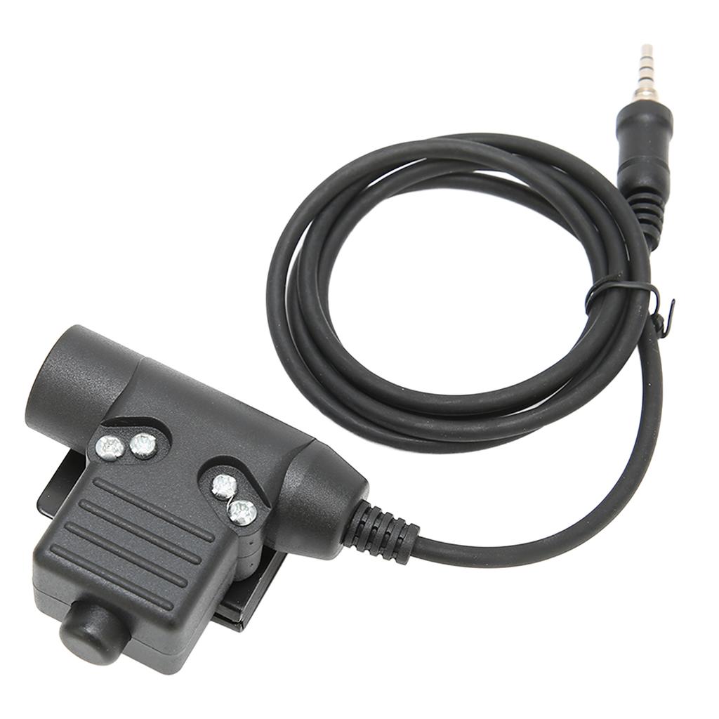 Cască cu Cască Reglabilă pentru Motocicletă, Cască Unilaterală cu U94 PTT pentru Yaesu Vertex VX‑6R