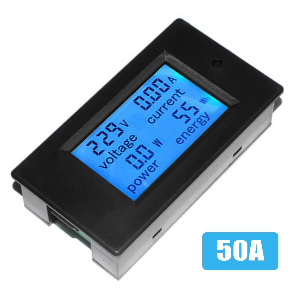 Misuratore LCD 4 In 1: Volt, Ampere, Potenza, Watt - AC 80-260V 100A E DC 6.5-100V 50A