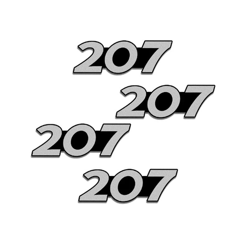 Aluminum Car Speaker q2o Badge Sticker for Peugeot 206 207 208 307 308 407 508 2008 3008 4008 5008 Emblem Accessories