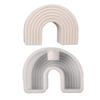 Arched Candle Holder Molds Lamp Candlestick Molds for Candle Holder Gypsum Decorations Desk Decorations Christmas Gift