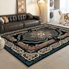Alfombra de Lujo con Patrón Persa Clásico para Sala de Estar Dormitorio Alfombra Antideslizante Premium Elegante Alfombrilla para Mesa de Café Suelo de Cocina Decoración del Hogar