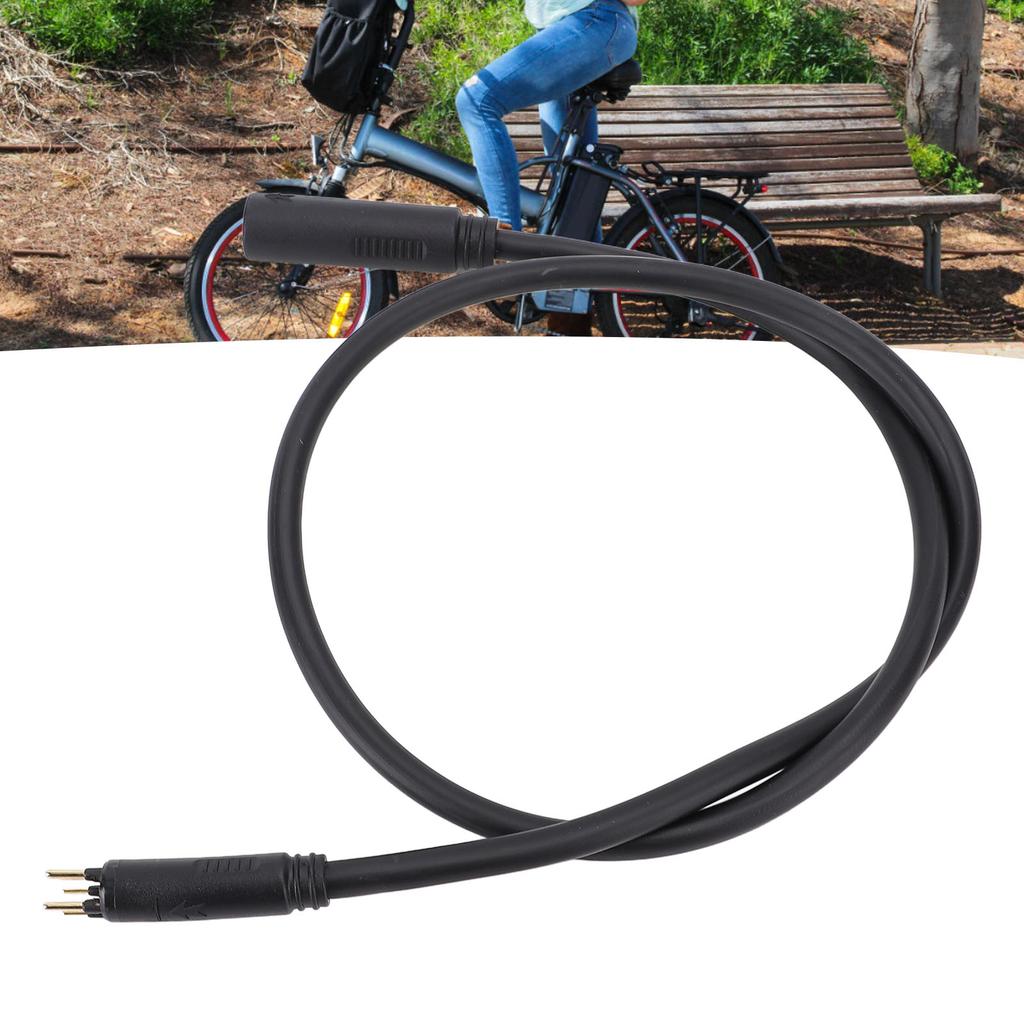 Cycle Motor Extension Cable 60CM Length 6 Pins Rain Proof ABS Wheel Motor Extension Cable