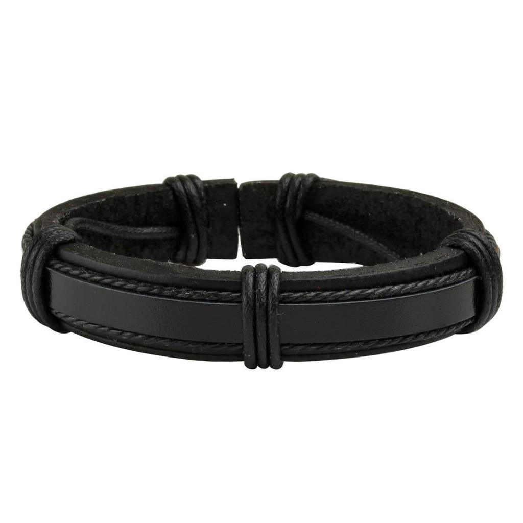 Cross-border New Jewelry Simple Woven Retro Leather Bracelet, European and American Hot-selling Set Combination Leather Bracelet Bracelet