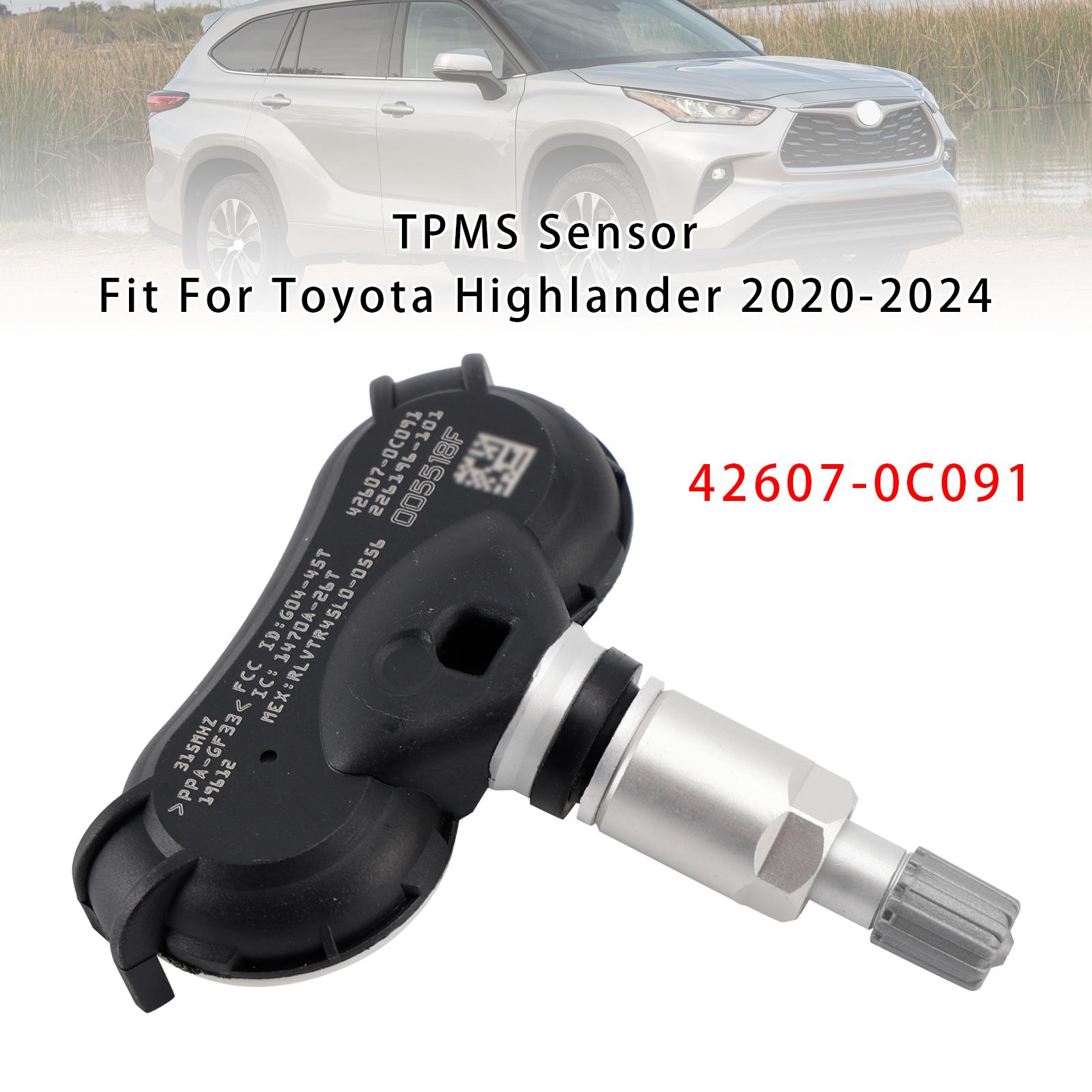 

1X Датчик давления в шинах TPMS для Toyota RAV4 Highlander Tundra 426070C091