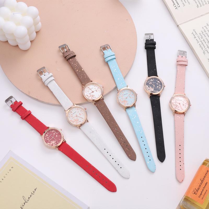 Small Wind Fresh Women'S Watch Korean Fashion Trend Belt Student Quartz Watch Women'S Watch