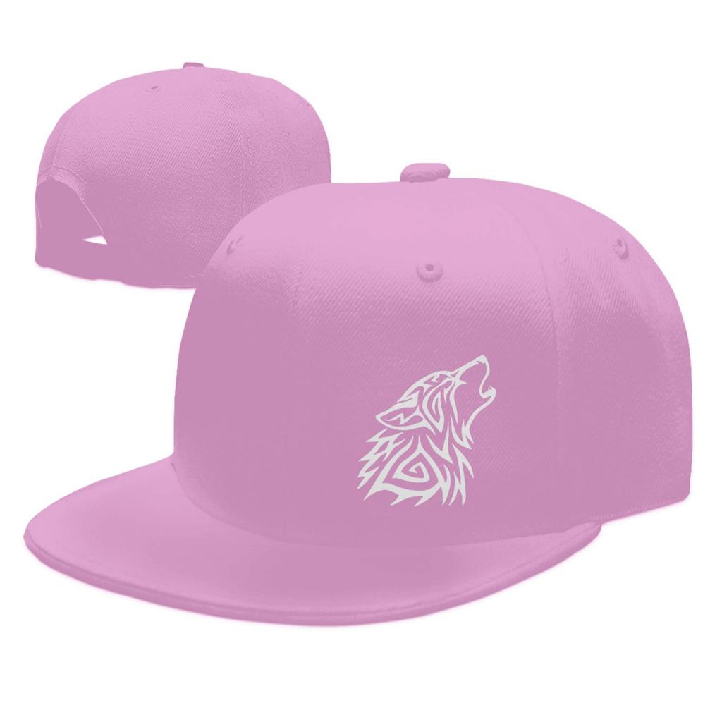 NGG-333 Adult Snap-Back Caps,Tribal Wolf Howl Adjustable Hip Hop Flat Brim Baseball Cap …
