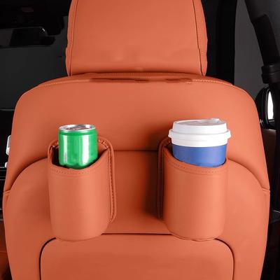 Pu Car Door Cup Holders, Car Beverage Holders, Storage Trays, Automatic Rear Seat Cup Holders