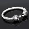 European Adjustable Stainless Steel Viking Retro Titanium Bracelet Wristband
