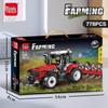 Mindi Grass Harvester for LEGO-Compatible Farmer Tractor Toy