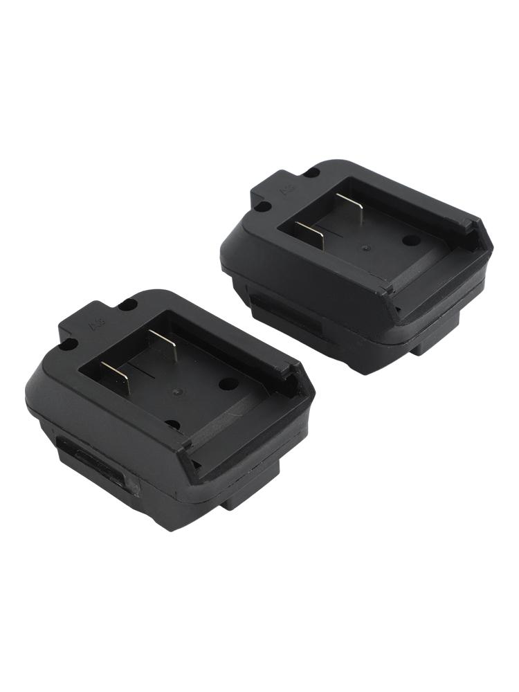 18V Battery Adapter DIY Cable Connector Locks On Battery Plastic Material Black Negative Wire Battery Voltage 18 V
