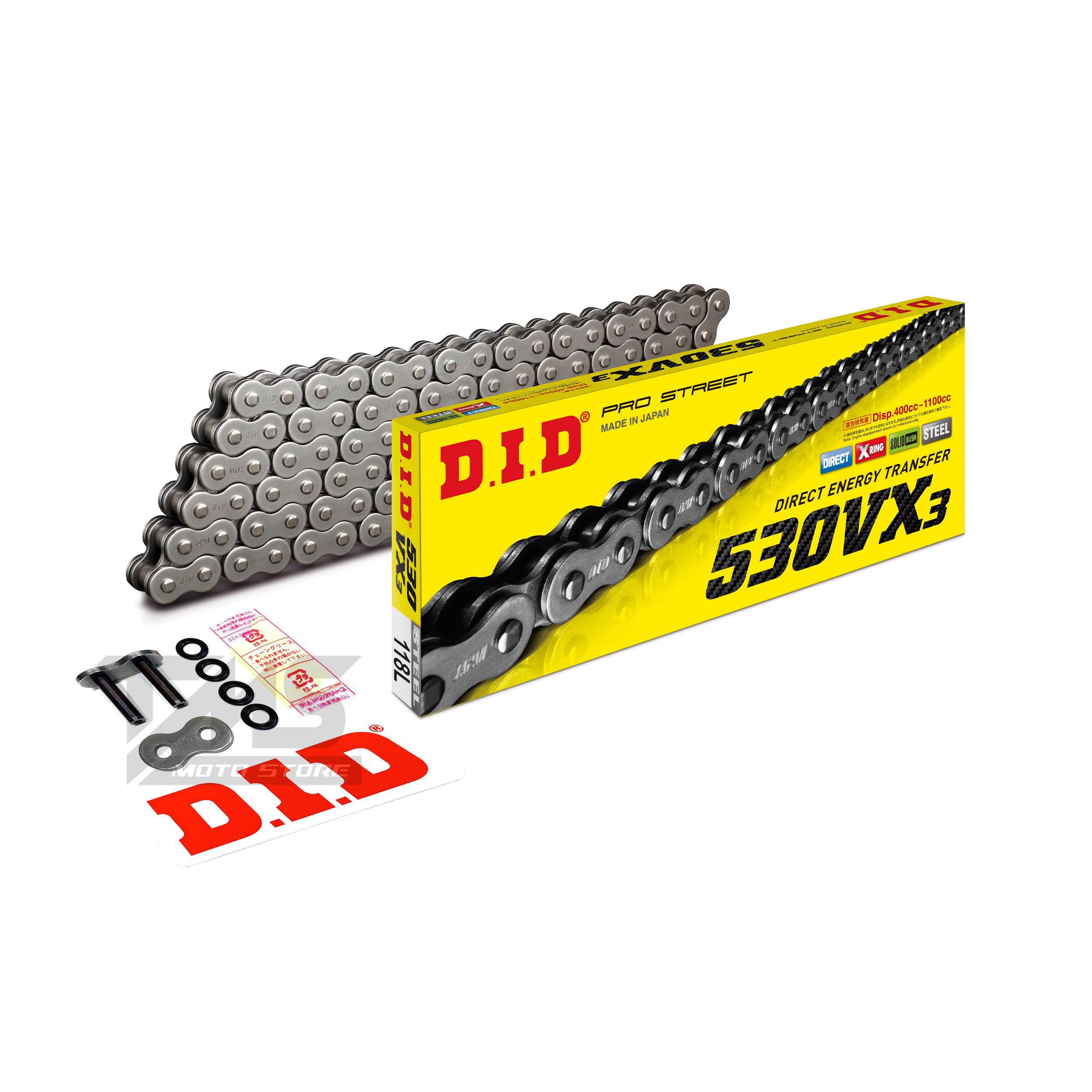 

Did 530-118Vx3 1994-2004 Honda VF 750 C Magna Uyumlu Zincir Vx3 Xring Çelik Renk