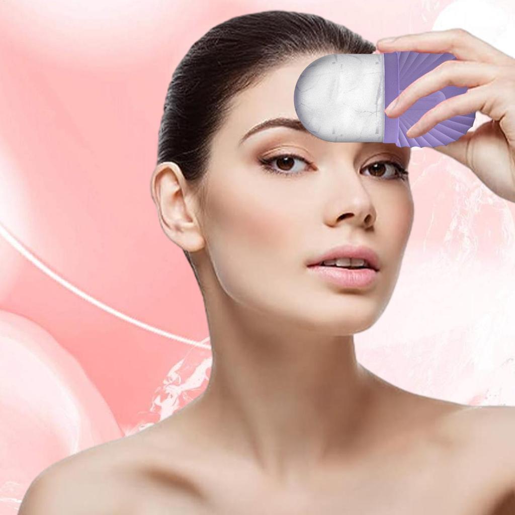 Women Ice Roller Personal Face Skin Massage Beauty Tool Silicone Facial Massage Ice Roller for Home Travel Vacation Apartment