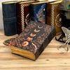 Moon Phase Vintage Leather Journal pro muže a ženy Grimoárová kniha stínů