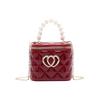 Bucket jelly bag new sweet and cute women's bag love shoulder messenger bag