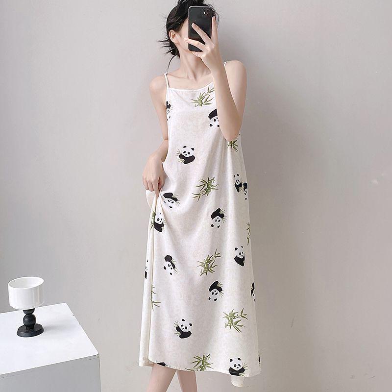 Summer Nightgown: Long, Loose, Breathable, Casual Camisole Dress